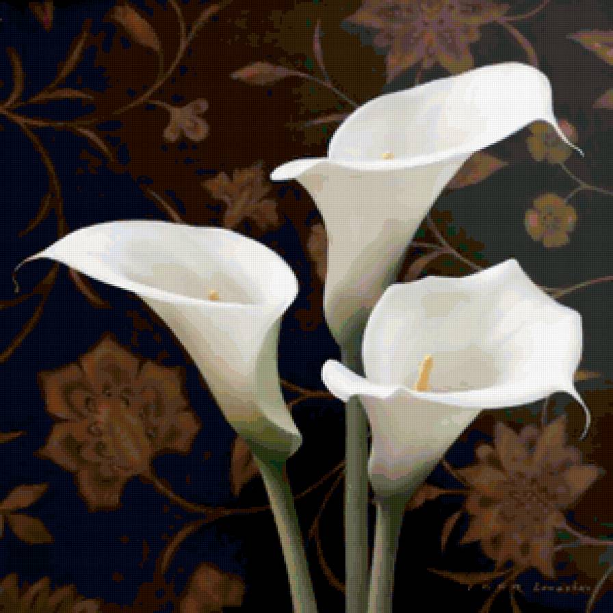 цветы от художника Игоря Левашова - природа, цветы - предпросмотр