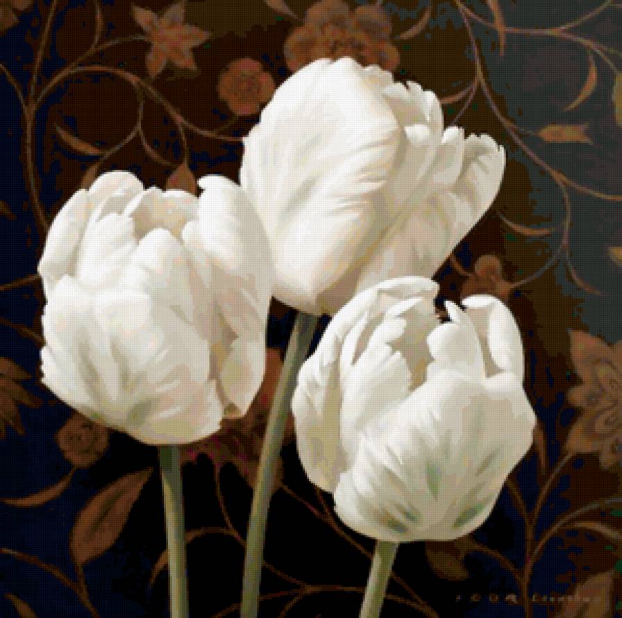 цветы от художника Игоря Левашова - природа, цветы - предпросмотр