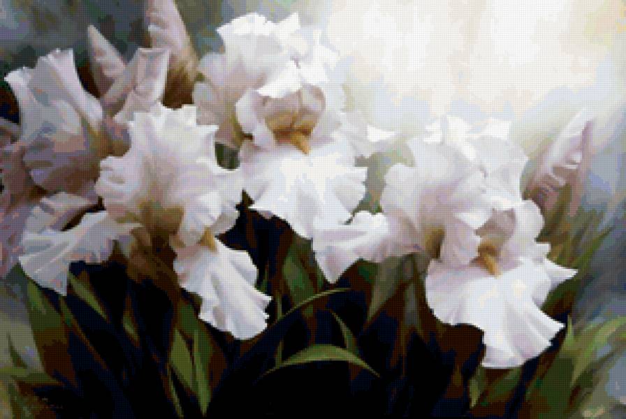 цветы от художника Игоря Левашова - природа, цветы - предпросмотр