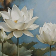 Схема вышивки «цветы от художника Игоря Левашова»