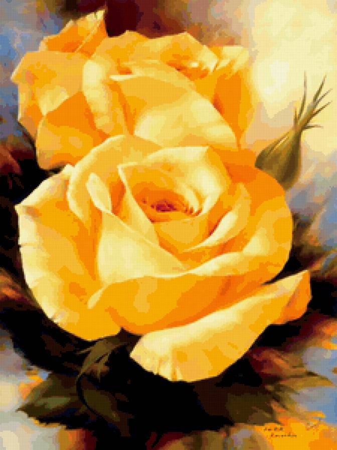 цветы от художника Игоря Левашова - цветы, природа - предпросмотр