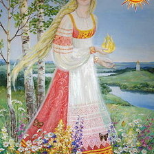 Схема вышивки «Богиня Лада»