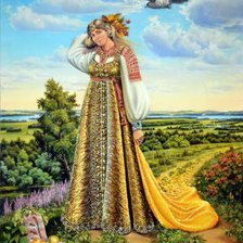 Схема вышивки «Богиня Лада»