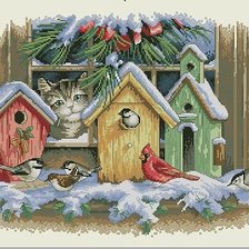 Схема вышивки «рождество»