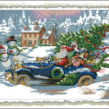 Схема вышивки «рождество»