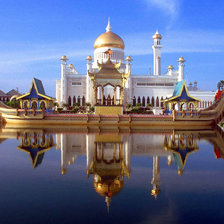 Схема вышивки «мечеть»