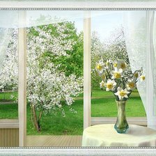 Схема вышивки «Весна»