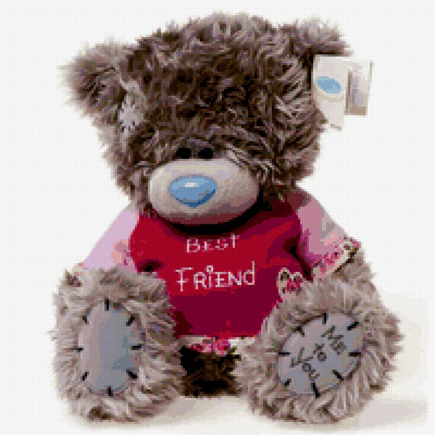 Мишка тедди в розовой кофточке - мишка тедди, мишки, медведь - предпросмотр