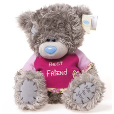 Схема вышивки «Мишка тедди в розовой кофточке»