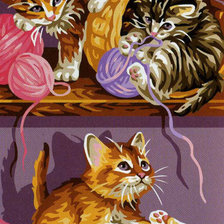 Схема вышивки «котэ»