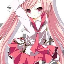 Схема вышивки «аниме милашка»