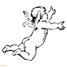 Схема вышивки «ангел»