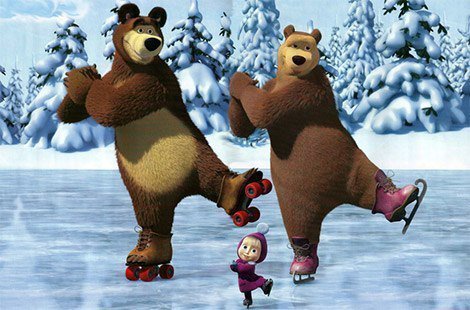 серия "детское" - маша и медведь, мультики, детское - оригинал