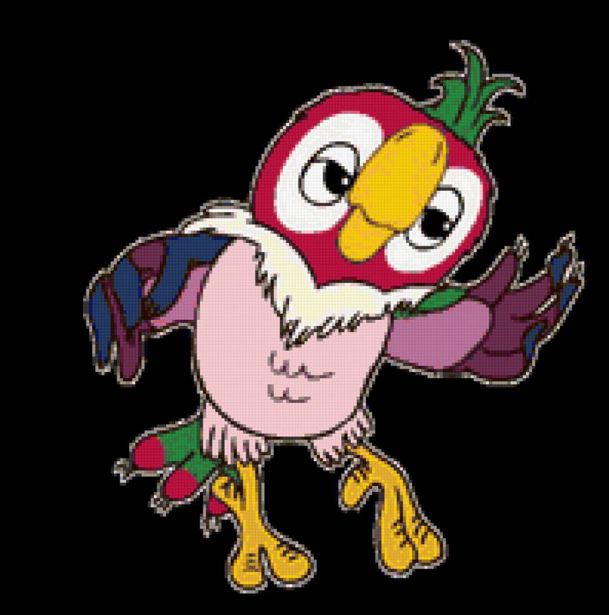 серия "детское" - мультики, детское, папугай - предпросмотр