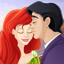 Схема вышивки «ариель и принц»