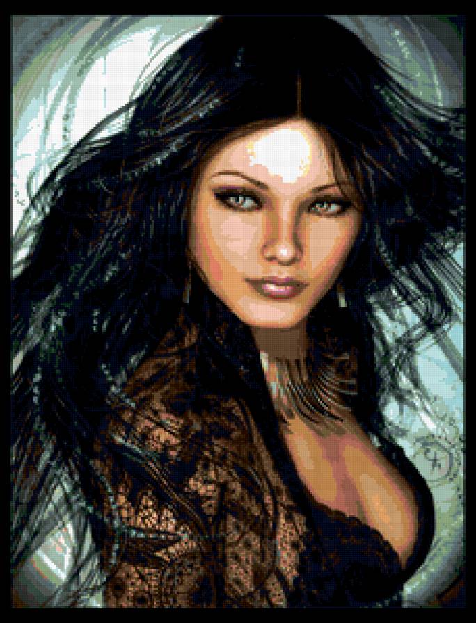 девушка - образ, портрет, лицр, женщина - предпросмотр