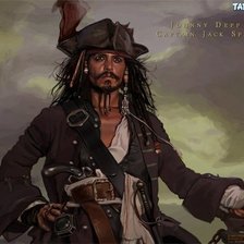 Схема вышивки «джек воробей»