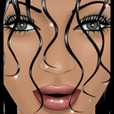 Схема вышивки «девушка»