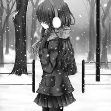 Схема вышивки «зима»