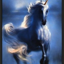 Схема вышивки «единорог»