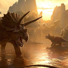 Схема вышивки «доисторическое величие»