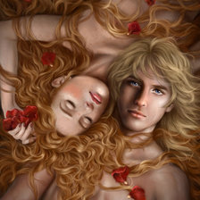 Схема вышивки «мужчина и женщина»