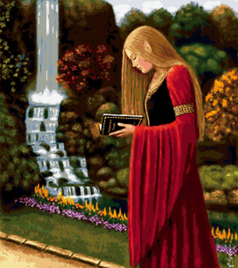 эльф - мифология, сказка, девушка, природа, , фентези - предпросмотр