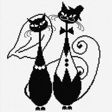 Схема вышивки «парочка»