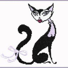 Схема вышивки «глаМурка»