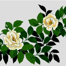 Схема вышивки «сюжет для подушки»