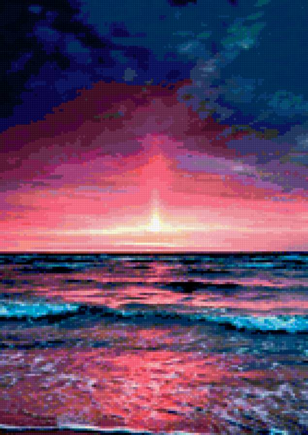 рассвет - рассвет на море - предпросмотр