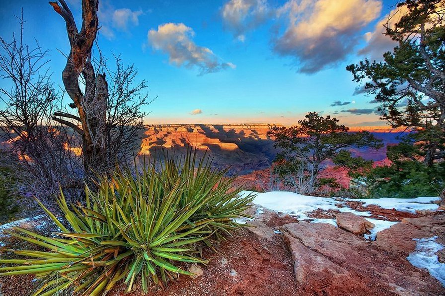 рассвет - рассвет в гранд каньоне, сша, штат аризона - оригинал