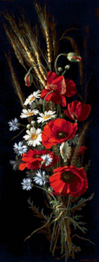 букет полевых цветов - предпросмотр