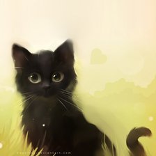 Схема вышивки «Кошка на подушку»