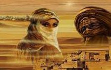 Схема вышивки «глаза пустыни»