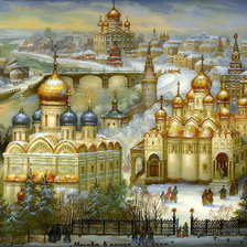 Схема вышивки «ХРАМ»