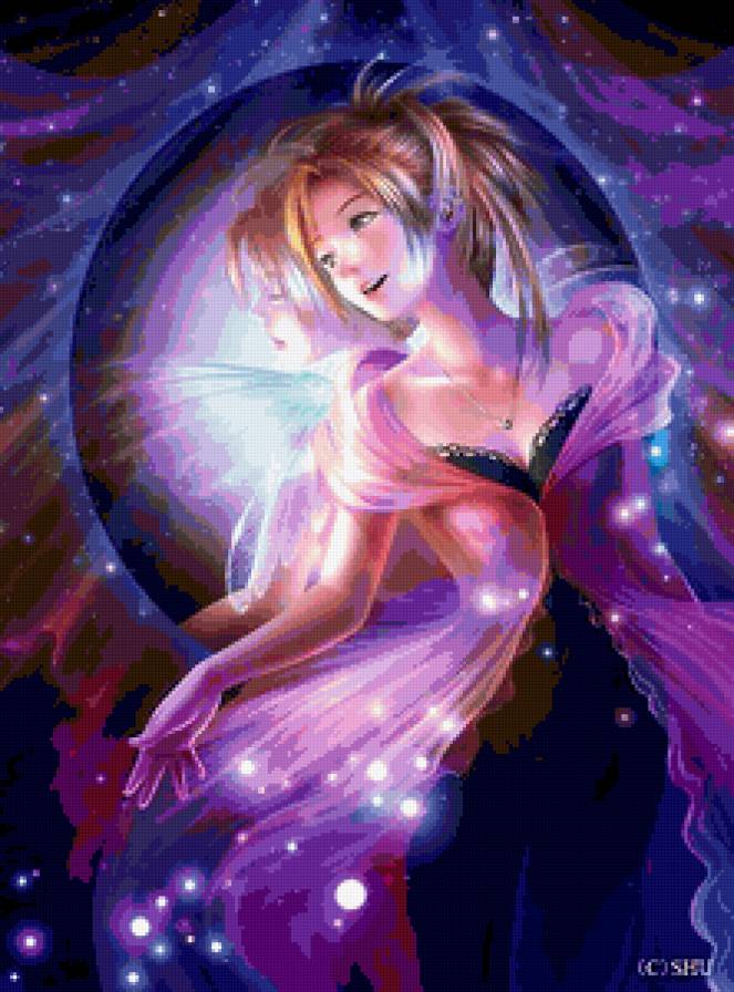 ФЕЯ - фентези, фея, красавица, радуги, цвета, сказка, фантастика, девушка - предпросмотр