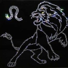 Схема вышивки «лев-гороскоп»