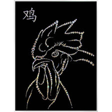 Схема вышивки «петух-гороскоп»