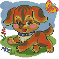 Схема вышивки «подушка»