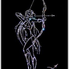 Схема вышивки «стрелец»