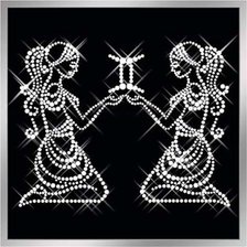 Схема вышивки «близнецы»