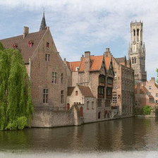 Схема вышивки «дома над водой»