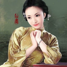 Схема вышивки «японка»