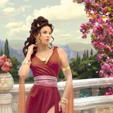 Схема вышивки «женщина»