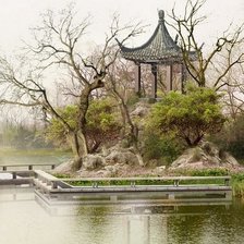 Схема вышивки «Японский сад»