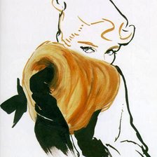 Схема вышивки «Женский портрет»