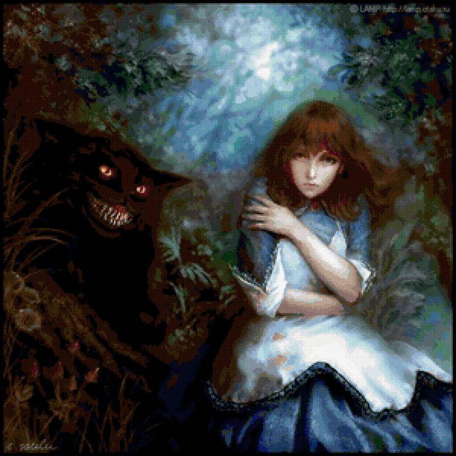 Алиса - сказка, кот - предпросмотр