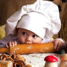 Схема вышивки «Маленький повар»