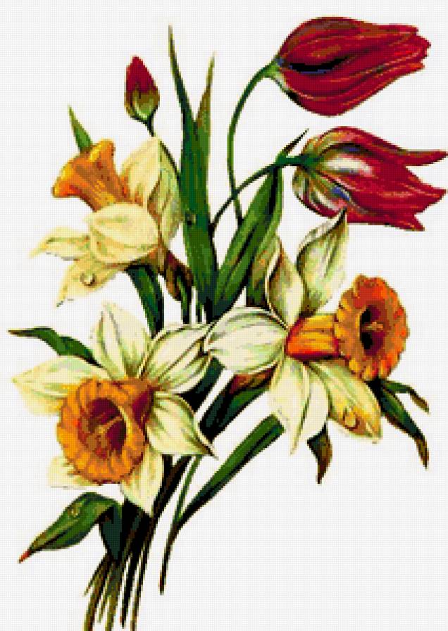 весенний букет - предпросмотр